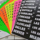 Fantasy Football Paper Draft Board Labels Only - 4"x1" Player Labels (375 players and 25 blanks)