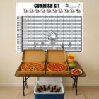 Commish Kit 10-team 20-round fantasy football draft boards