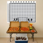 Sale Commish Kit 10-team 25-round fantasy football draft boards